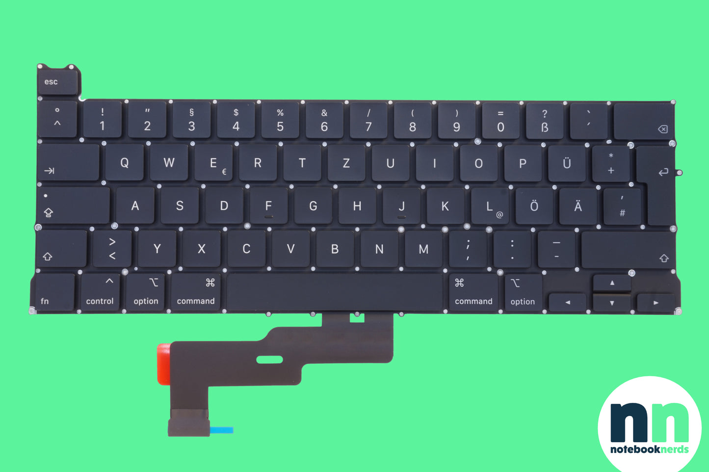 Tastatur / Keyboard deutsches Layout für MacBook Pro 13“ A2289 (2020)